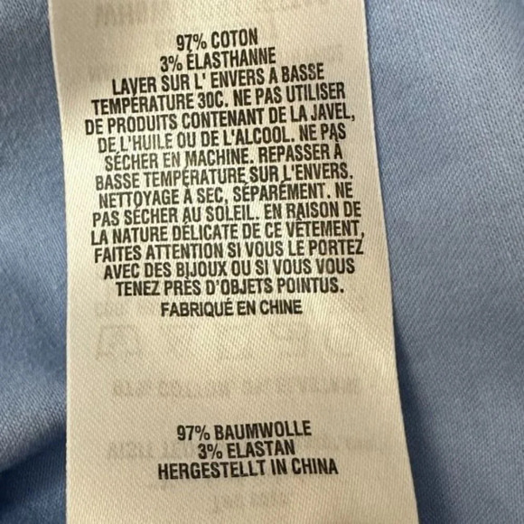 Ted Baker Jettas Embroidered Cold Shoulder Dress Baby Blue Size 1 - Picture 10 of 16